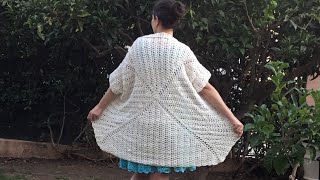 Tutorial Crochet chaqueta blanca [upl. by Christianna]