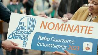 Rabo Duurzame Innovatieprijs 2023 I Stem als Rabo lid op je favoriete innovatie in de Rabo App [upl. by Medin]