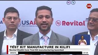 Revital Health Care Test Kit manufacturing launched in Kilifi [upl. by Nnylanna263]