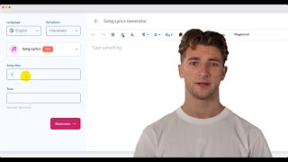 Song Lyrics Generator  Katteb [upl. by Alleber]