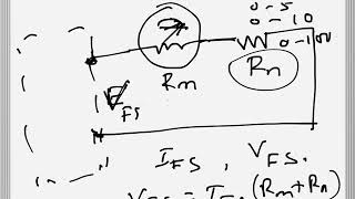 Electrical Engineering DArsonval movement voltmeter [upl. by Tabbatha]