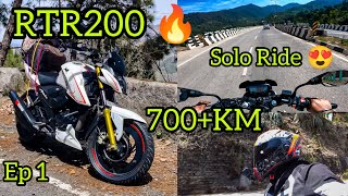 Ep 1  First Solo Ride On Apache RTR 2004v 😍 Jalandhar To Shimla [upl. by Michelle756]