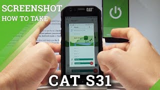 How to Take Screenshot in CAT S31  Capture Screen HardResetinfo [upl. by Rayner]