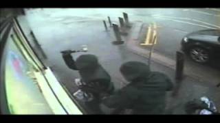 Jewellery stolen from a shop in Rusholme  CCTV footage [upl. by Burk]