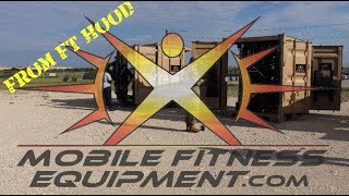 Mobile Fitness Equipment  Portable Gym  US Army Fort Hood [upl. by Connett]