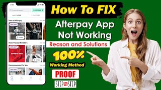 How to fix  Afterpay App not working  NEW UPDATED METHOD [upl. by Ivek]