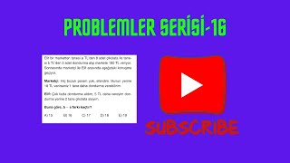 PROBLEMLER SERİSİ16 [upl. by Murdocca]