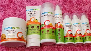 Mamaearth VITAMIN C morning skincare routine  how to get glowing illuminating  RARA GottaCmyGlow [upl. by Htennaj]