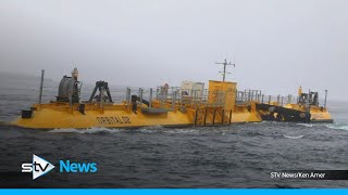 Worlds most powerful tidal turbine switched on [upl. by Tra]