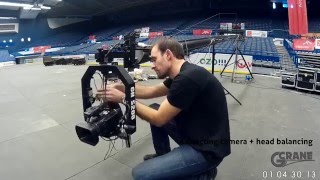 Camera crane jib setup timelapse [upl. by Daus]