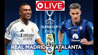 Mbappe First Match  Real Madrid vs Atalanta All Goals amp Highlights  2024 [upl. by Wanonah573]