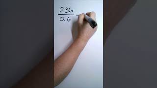 Dividing a Whole Number by a Decimal  Steps amp Examples shorts [upl. by Marilou]