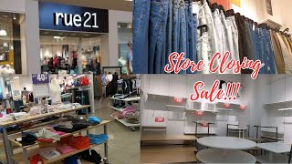 RUE 21 STORE CLOSING SALE BROWSE WITH ME [upl. by Evvie]