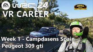 First Week of WRC Career Mode in VR – No HUD Immersive Rally Experience  WRC 24 VR [upl. by Schmidt]