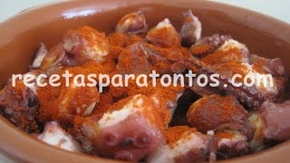 Pulpo á feira o a la gallega [upl. by Anelec]