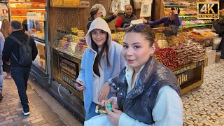 Istanbul Turkey City Center 4K Walking Tour Grand Bazaar Eminonu Sirkeci [upl. by Sirah776]