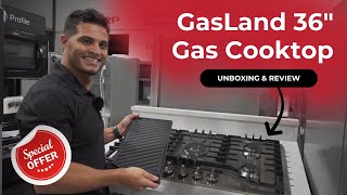 GASLAND Chef 36quot ProStyle 5 Burner Gas Cooktop Unboxing amp Review [upl. by Eel505]