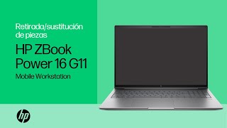 Retiradasustitución piezas  HP ZBook Power 16 G11 Mobile Workstation  Mantenimiento  HP Support [upl. by Datha]