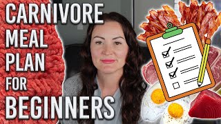 Carnivore Meal Plan For Beginners [upl. by Islehc]