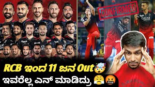 IPL 2024 RCB Retained and released players list and analysis KannadaIPL 2024 RCB retention analysis [upl. by Sucy414]