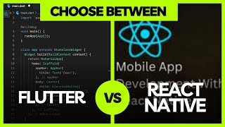 Choosing Between from Flutter and React Native [upl. by Younglove470]