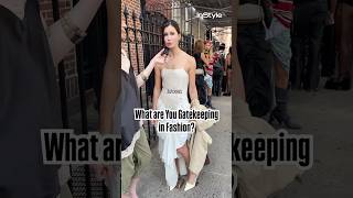 NYFW Guests Spill Their Gatekeeping Secrets [upl. by Graehl]