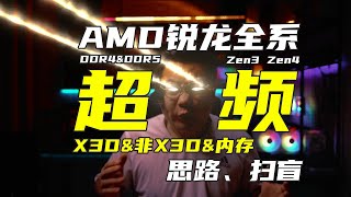 AMD銳龍全系CPU以及記憶體超頻思路【輕兵】 [upl. by Nevada]