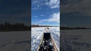 Lapland🤍 christmas snow sledding finland winterseason santaclaus [upl. by Anoirtac]