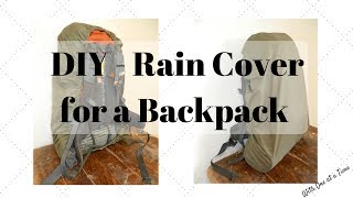 DIY  Backpack Rain Cover [upl. by Hubbard426]