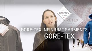 The new GORETEX INFINIUM™ garments  GORE TEX at ispo Munich 2018 [upl. by Luapsemaj]