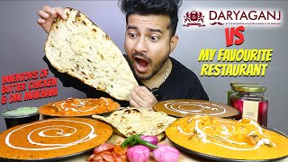 INDIAN BEST DAL MAKHANI AND BUTTER CHICKEN WITH BUTTER NAAN AND GARLIC NAAN daryaganj8879 MUKBANG [upl. by Jareb]