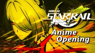 Honkai Star Rail Anime Opening 4 「 Insomnia 」by Eve CC [upl. by Rube]