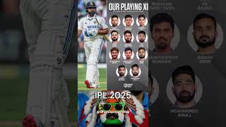 India playing 11 vs australia shorts viralshort testcricket indvsaus newreel indianyoutuber [upl. by Rehpotsirahc188]