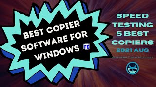 FastCopy SuperCopier TeraCopy UltraCopier and Copy Handler Speed Comparison 2021 [upl. by Vita723]