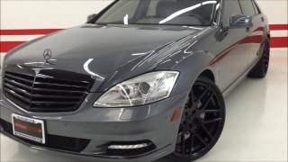 2010 MercedesBenz S550 CUSTOM  BRAND NEW 22quot WHEELS Chrome Delete Package [upl. by Eanat988]