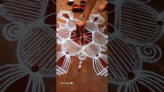 🪔🪔🪔 Karthigai Madham Easy amp Simple Kolam  Dwarkamaistyle🌼🌺🔯 [upl. by Oiratno]