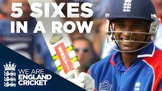 5 Sixes In A Row Mascarenhas Smashes Yuvraj  England v India 2007  Highlights [upl. by Ninette]