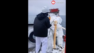 Most Satisfying Ice Break Compilation At Sea ASMR [upl. by Ivory606]