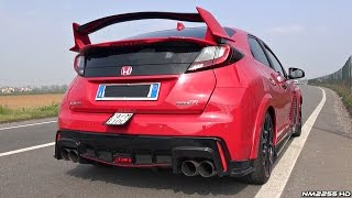 2016 Honda Civic Type R FK2 with Custom Exhaust Sound  Revs Accelerations OnBoard amp More [upl. by Aleemaj468]