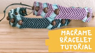 Micro Macrame Bracelet Tutorial [upl. by Delano]