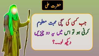 Jab Kisi Ki Sachi Muhabbat Malom Krni Ho To  Hazrat Ali Quotes  Shahbaz Quotes [upl. by Rutter]