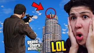 ¿Puede 1 BALA CRUZAR Todo el MAPA de GTA 5 Grand Theft Auto V  GTA V [upl. by Ecinej682]