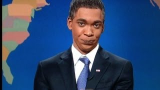 SNL Reviewed Obama Gloats Romney Mopes amp And Anne Hathaway Hosts [upl. by Otrepur]