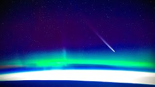 ISS Timelapse  Aurora VS Tsuchinshan take2 30 Sep 2024 [upl. by Osugi]