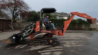 2006 DITCH WITCH XT1600 TRACKED LOADER BACKHOE 1225 [upl. by Ellenrahs]