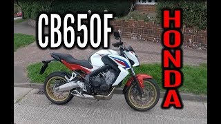 Honda CB650F  Full review and ride Perfect beginners bike [upl. by Sitruk742]