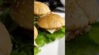 Chicken Zinger Burger Recipe KFC ZingerBurger shortsfeed shorts youtubeshorts [upl. by Elorac]