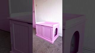 Discreet Cat Litter Box 🐾🐱💖 catmumlife litterbox cathacks diyprojects [upl. by Philipines610]