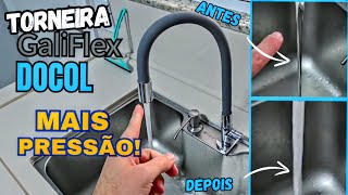 🚰 Avaliação Torneira Cozinha Docol GaliFlex  Torneira com pouca PRESSÃO NUNCA MAIS [upl. by Cody]