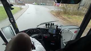 Ryd To Tingsryd  Bus Driving POV [upl. by Odraleba438]